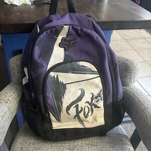 Fox Men's Backpack in Purple and Black